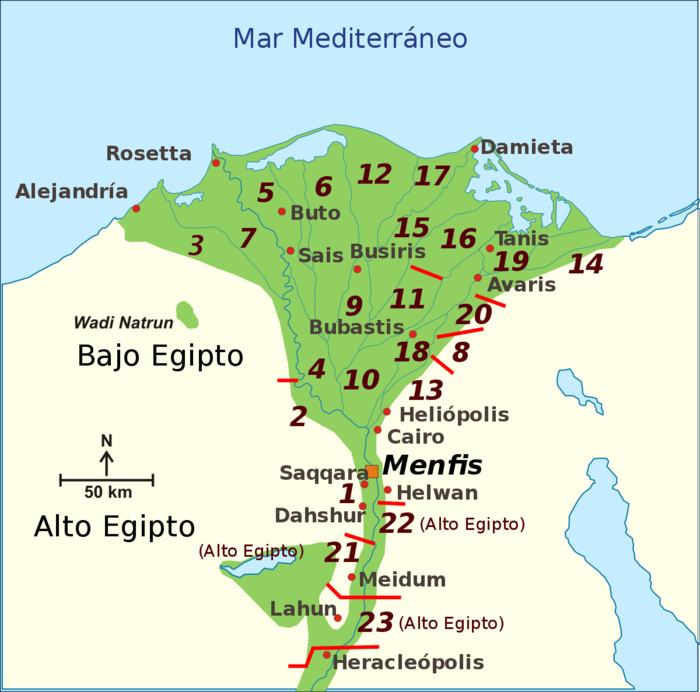 Los nomos del antiguo Egipto :: antiguoegipto